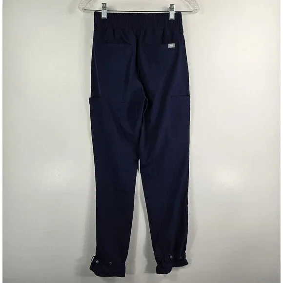 Figs XXS Saumer High Waisted Fionlite Jogger Scrub Pants Blue 840247471559 NWT - Picture 5 of 9